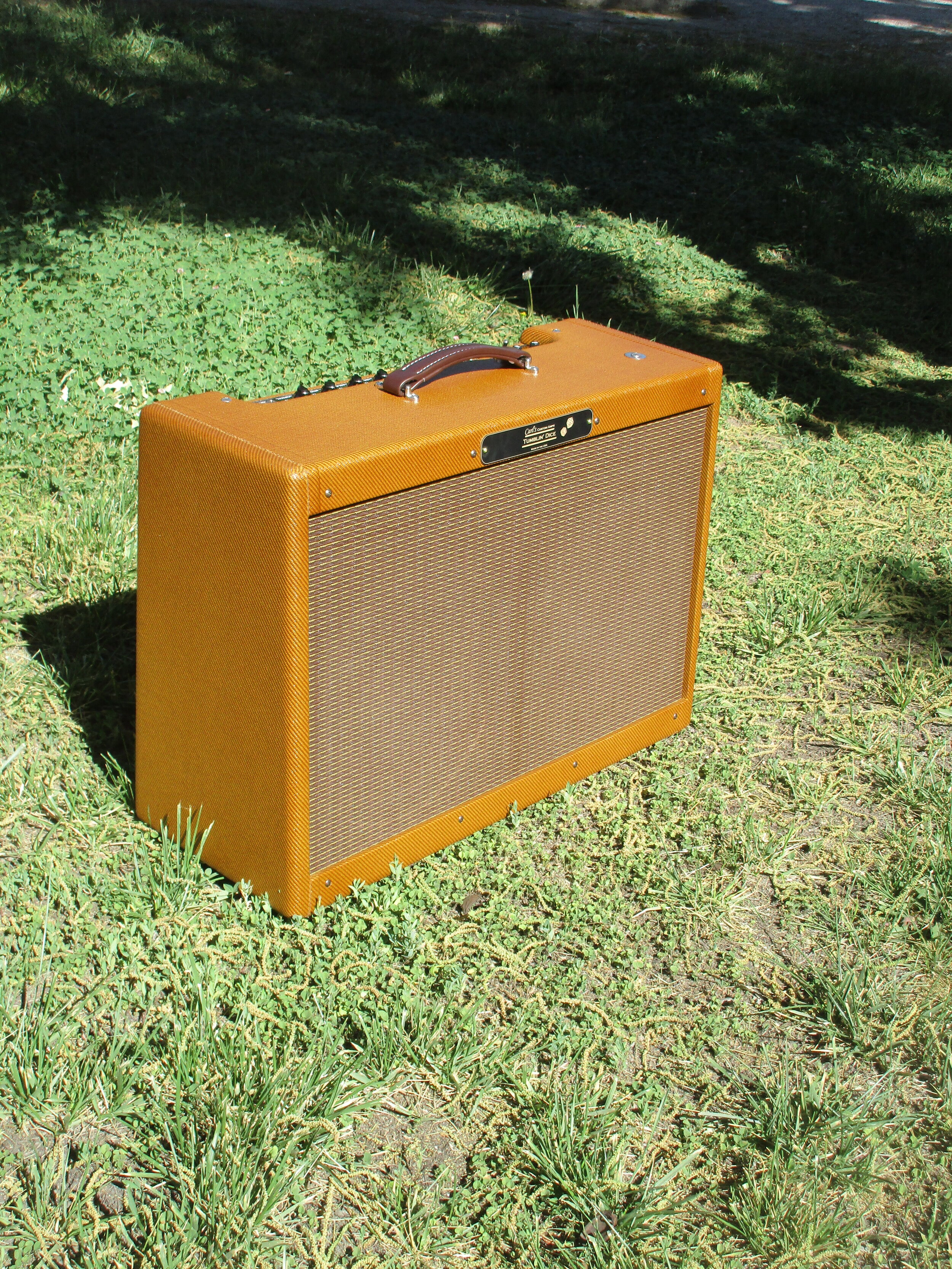 The Tumblin' Dice CPC-80T Tweed Twin Style Amp — Carl's The Tumblin' Dice CPC-80T Tweed Twin Style Amp — Carl's